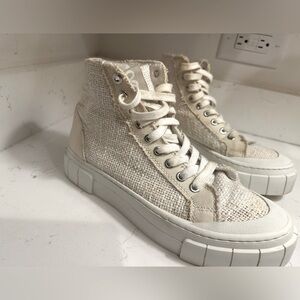 Good News woven high‎ top sneakers sz 8.5